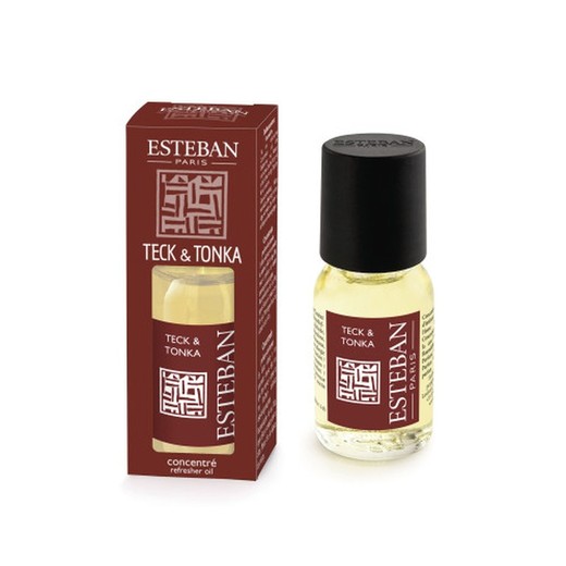 Aceite concentrado de perfume 15ml. Teck & Tonka. Colección Esteban París