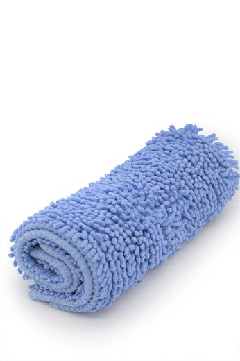 Tapete de toalha Mar Chenille com revestimento antiderrapante. Lasa Home