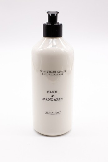 Lait Corps & Mains 500ml Basilic & Mandarine. Bouquet CERERIA MOLLA 1899