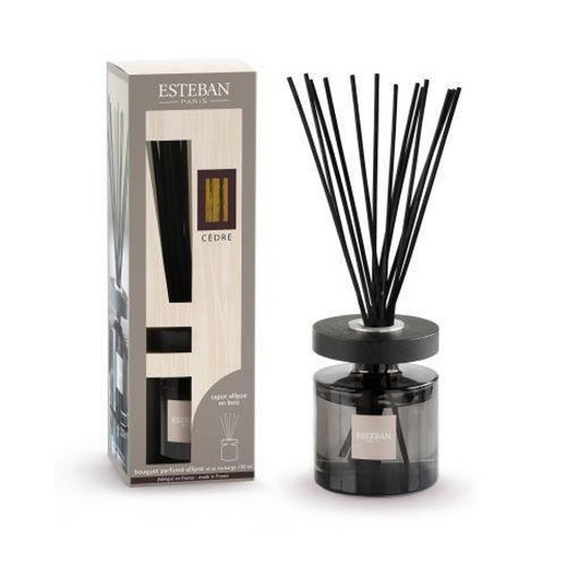 Bouquet perfumado Cèdre 200 ml (Mikado). Colección Esteban París