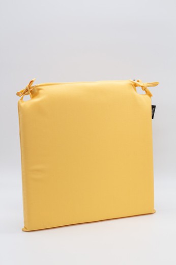 Cojín de exterior en color amarillo para silla de la colección TROPIC