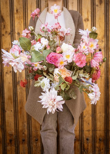 Spectaculaire bouquet de fleurs artificielles taille XXL