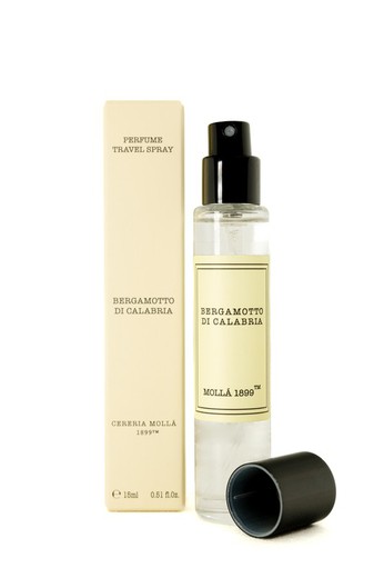 Perfume Travel Spray Bermotto di Calabria. Colección Boutique Tienda CERERIA MOLLA 1899