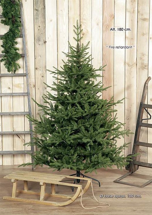 Abeto artificial de navidad de la colección Pirineus de 1,80m de altura