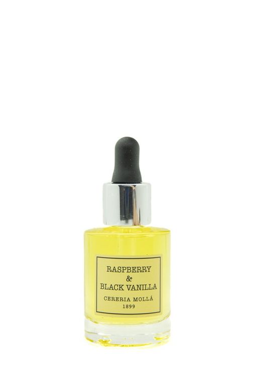 Aceite Esencial hidrosoluble 30mL. Raspberry & Black Vanilla Colección Boutique CERERIA MOLLA 1899.