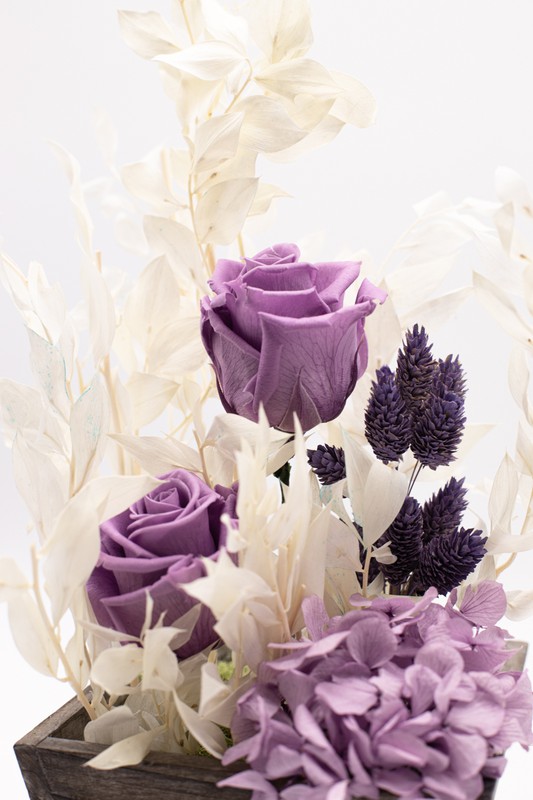 Paniculata lila y rosa  Cestas de flores, Decoracion de floreros, Flores  secas decoracion