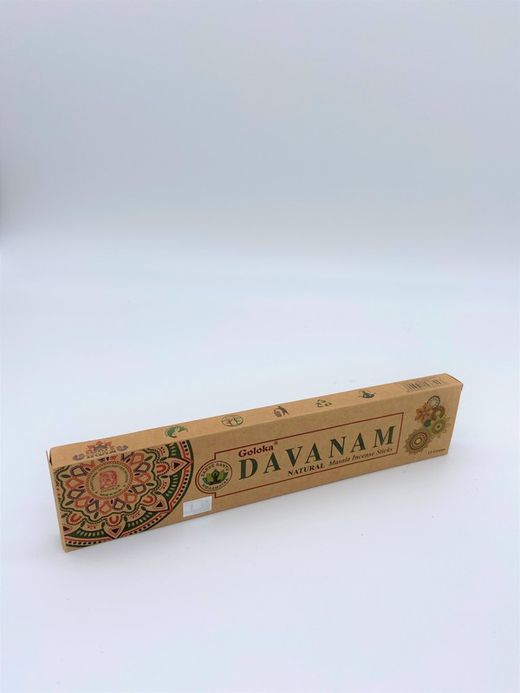 Incienso Davanam Ecológico. GOLOKA. Sticks