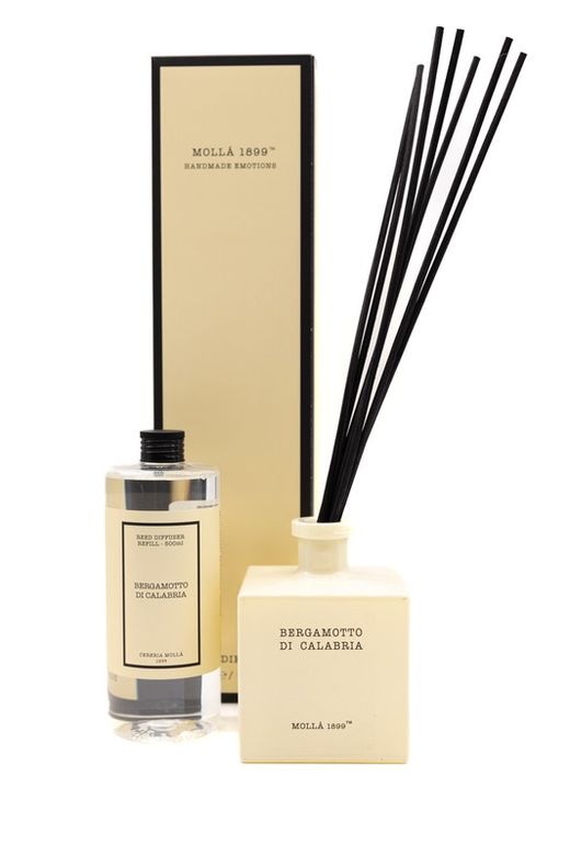 Mikado ambientador de 500 ml. Bergamotto di Calabria. Colección Boutique CERERIA MOLLA 1899.