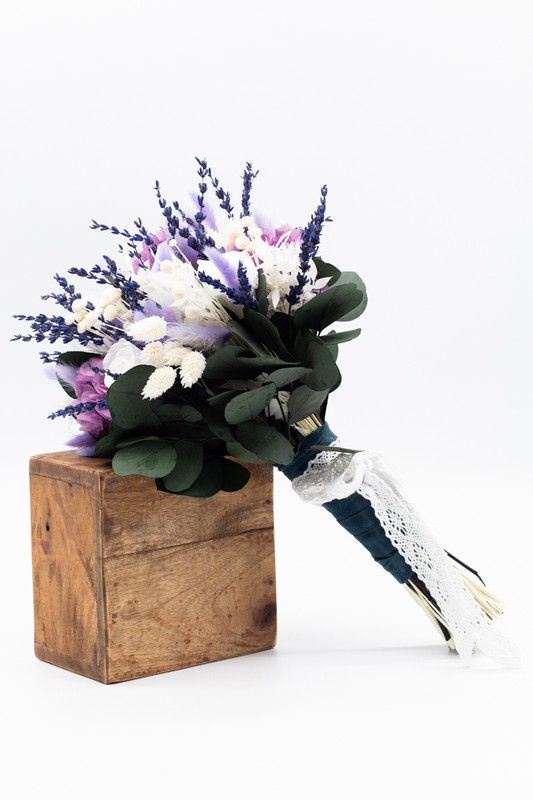 Ramo de novia flores preservadas : : Productos Handmade