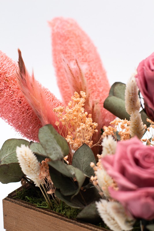 Centro romántico de flores secas - Las Flores de Rita