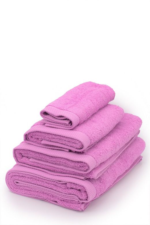 Toalla Violeta PURE de algodón 100% cardado de 550 g/m2. Lasa Home