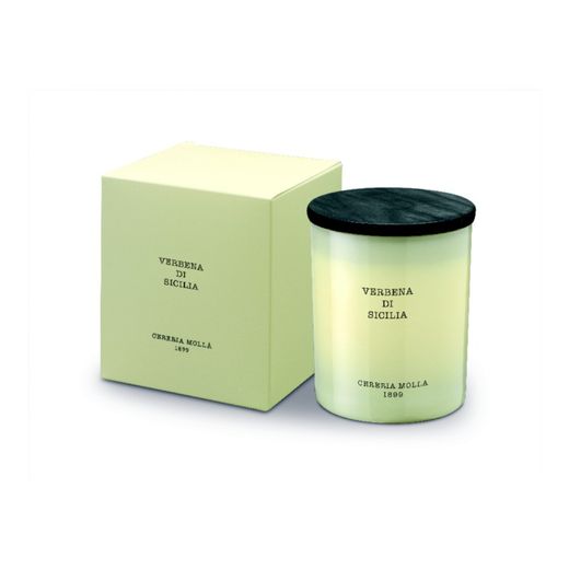 Vela Premium de 230 Grs. Verbena di Sicilia. Colección Boutique CERERIA MOLLA 1899. Handmade. +/- 50 horas