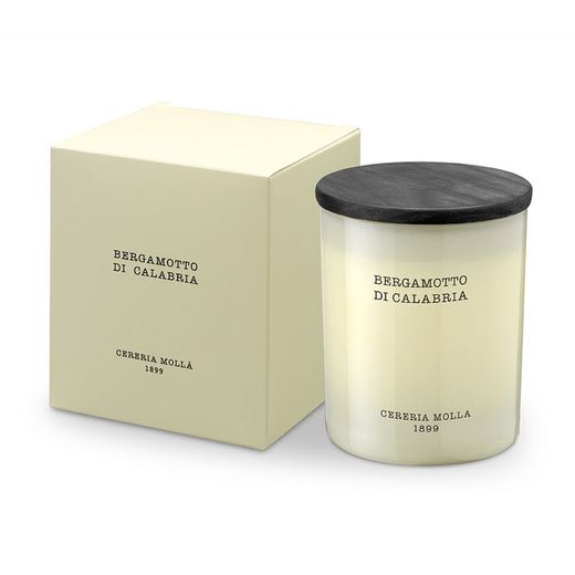 Vela Premium de 230 Grs. Bergamotto di Calabria. Colección Boutique CERERIA MOLLA 1899. Handmade. +/-50 horas