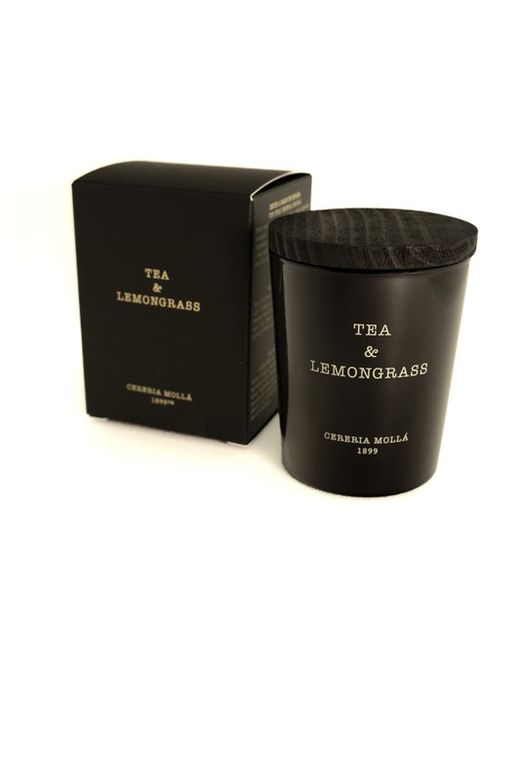 Vela Premiun mini de 70Grs. Tea & Lemongrass. Colección Boutique CERERIA MOLLA 1899. Handmade. +/-50 horas