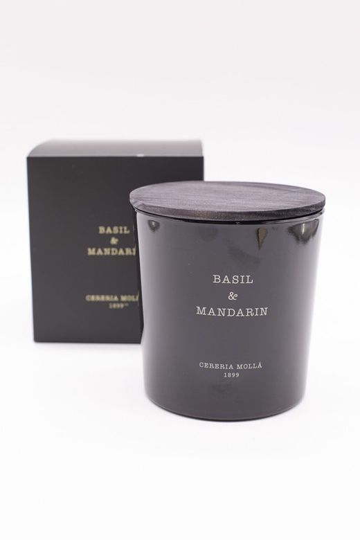 Vela Premium XL de 600Grs. Basil & Mandarin . Colección Boutique CERERIA MOLLA 1899. Handmade. +/- 80 horas