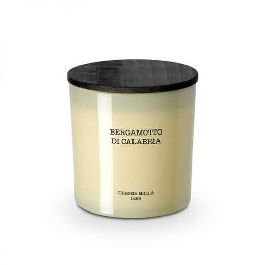 Vela Premium XL de 600Grs. Bergamotto di Calabria. Colección Boutique CERERIA MOLLA 1899. Handmade. +/- 80 horas